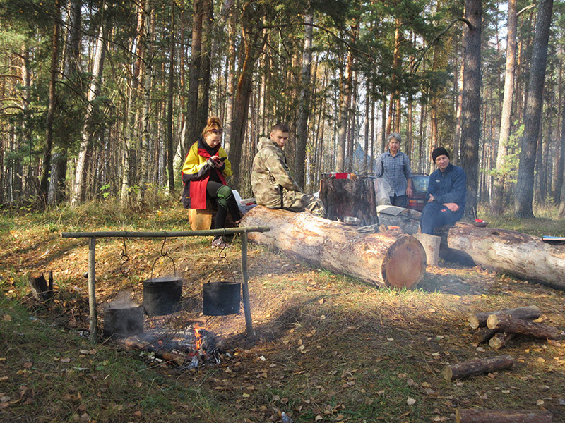 Обед перед стартом