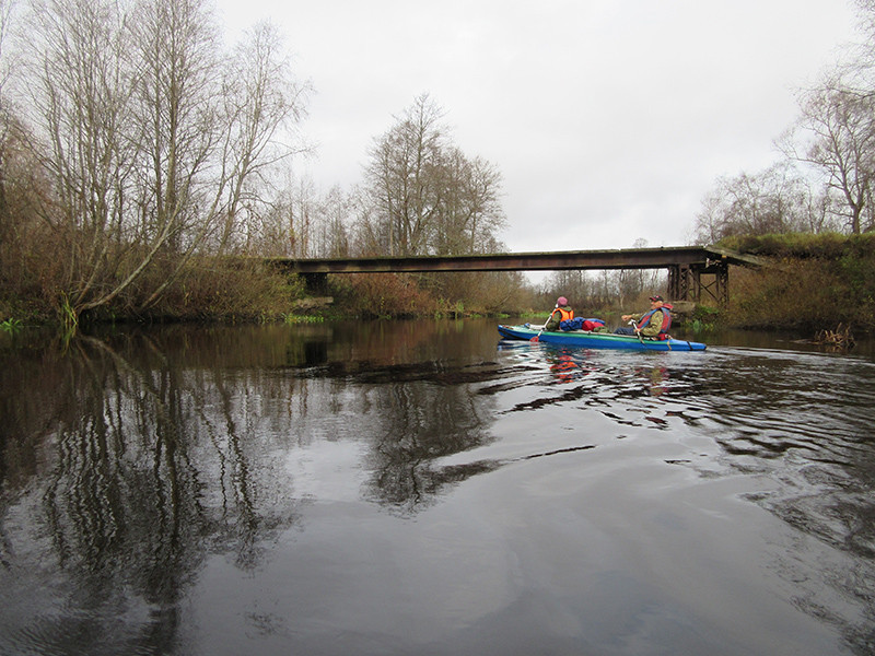 Ловать и мост у Комши