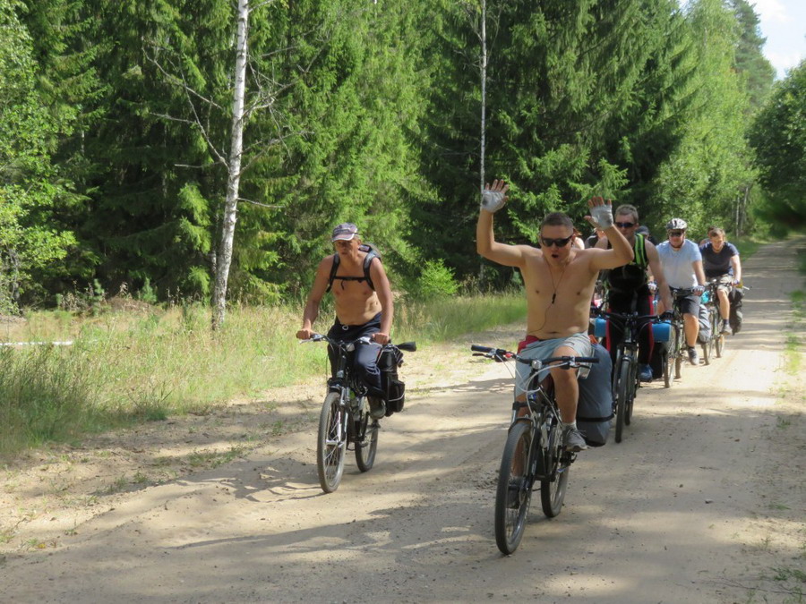 63А: 22-23.8.2015 «Велопоход по Налибокам, вдоль Верхнего Немана»