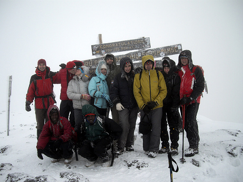 Килиманджаро. На вершине