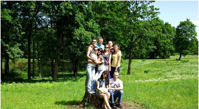 пень от огромного дуба